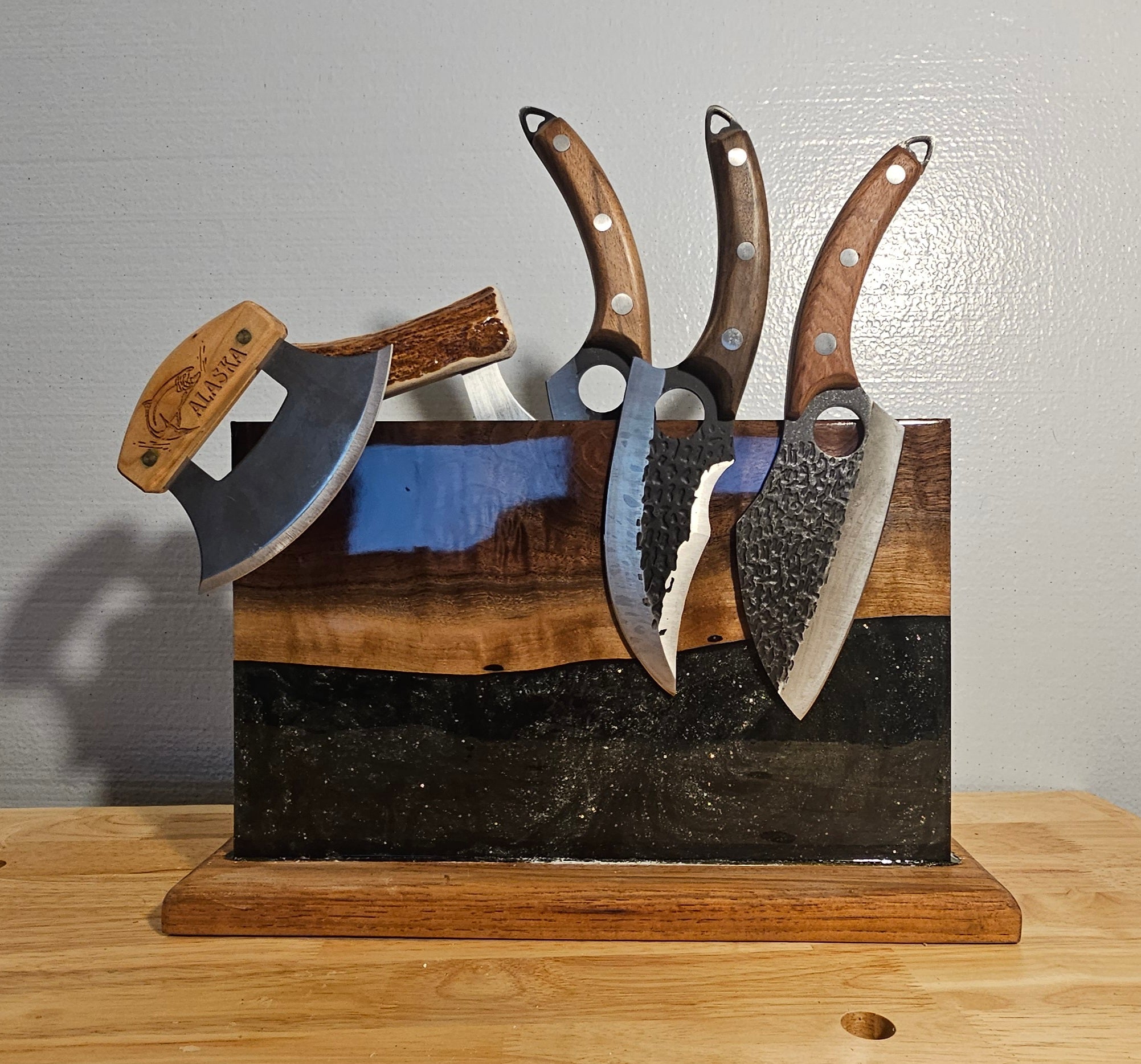 Countertop Magnetic Knife Block