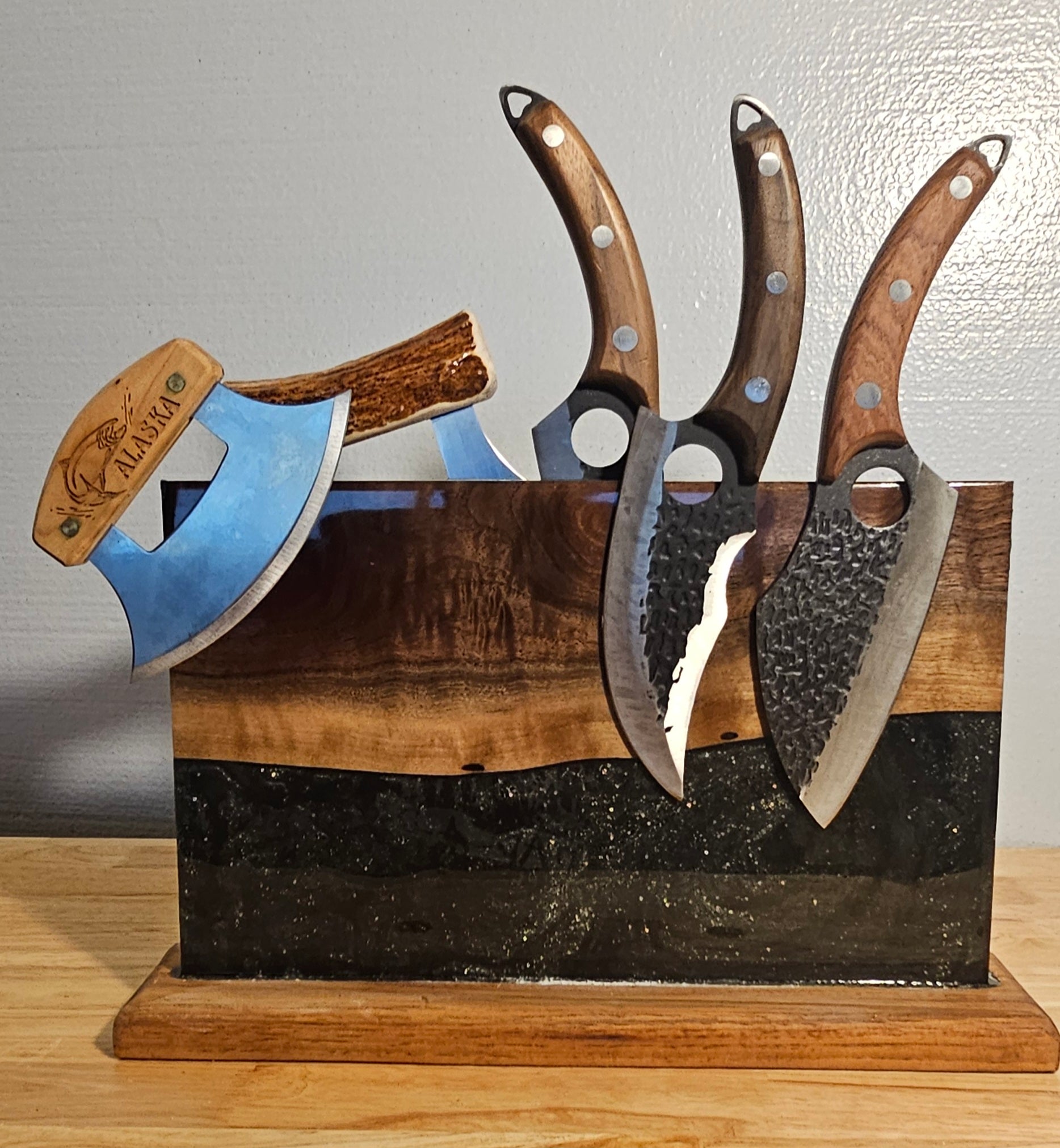 Countertop Magnetic Knife Block