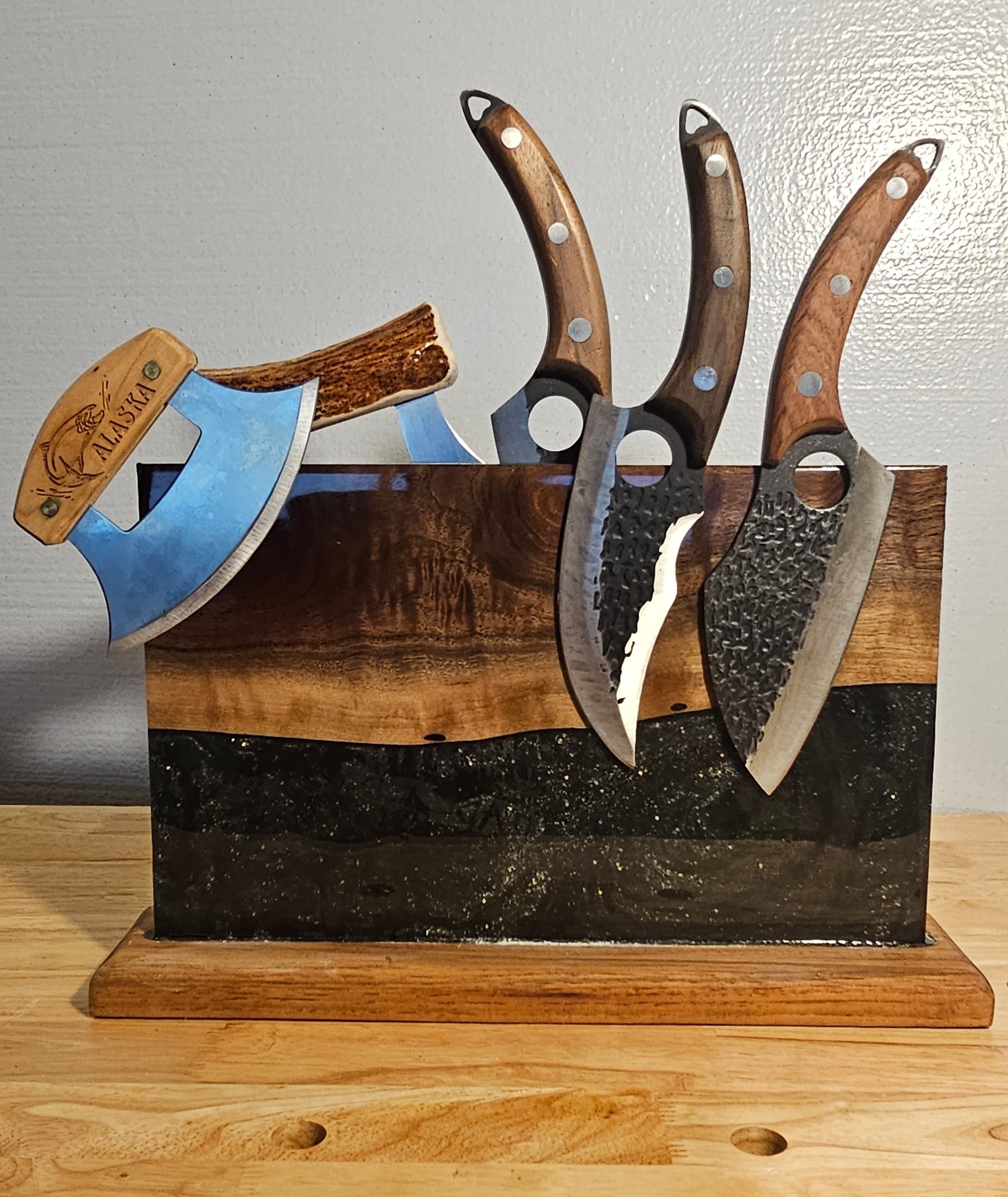 Countertop Magnetic Knife Block
