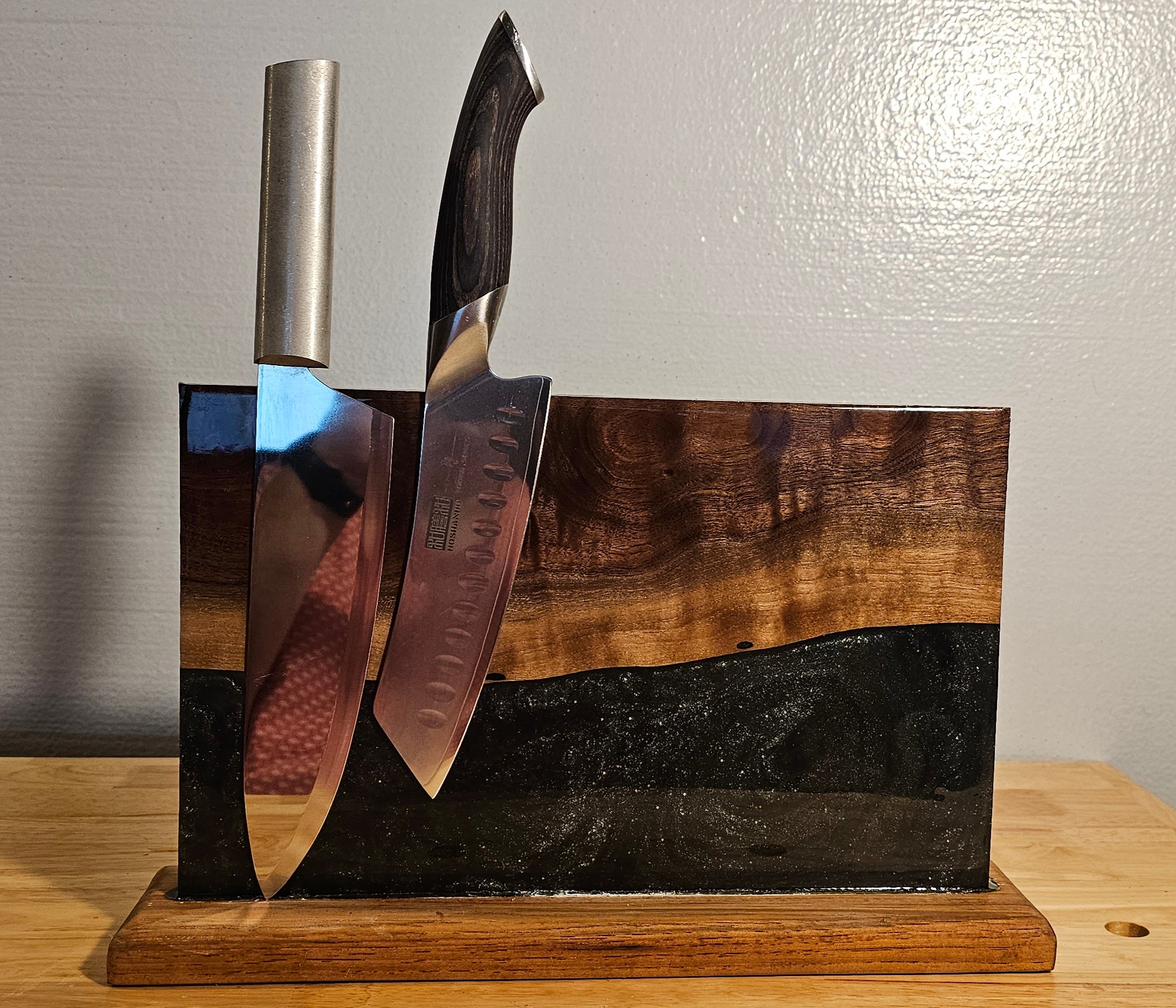 Countertop Magnetic Knife Block