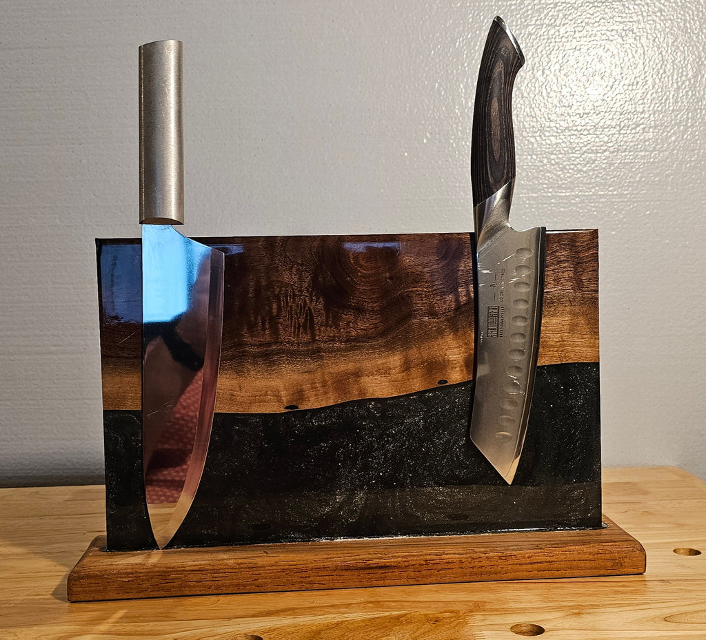 Countertop Magnetic Knife Block